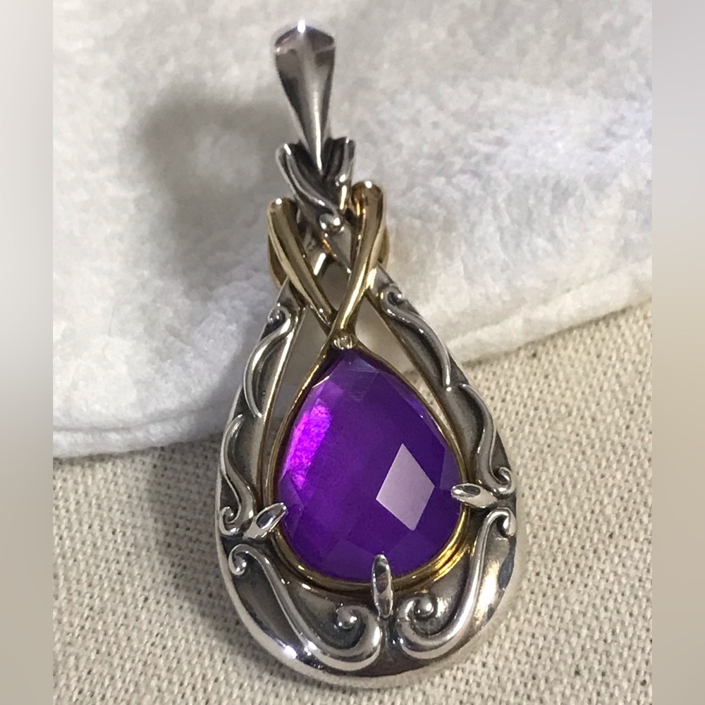 Carolyn pollack sterling and brass enhancer